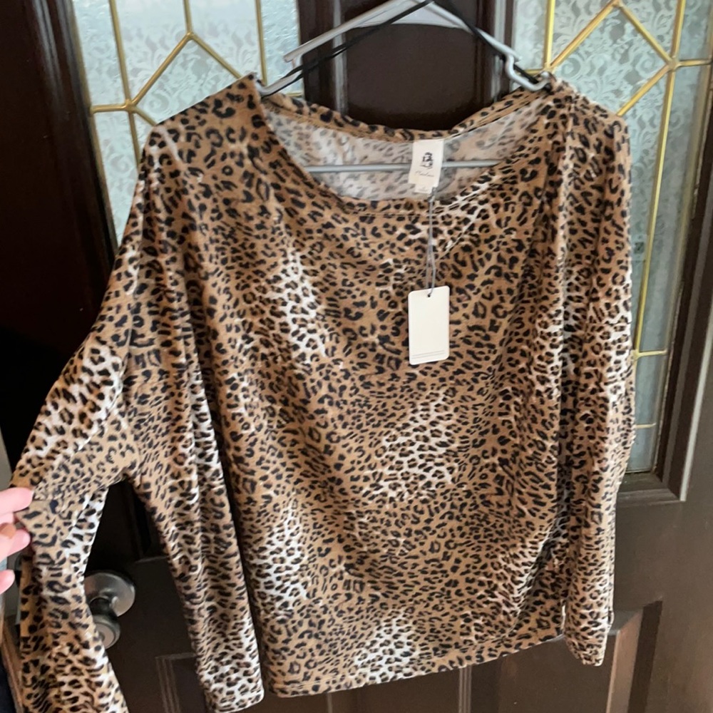Off the shoulder tunic top
